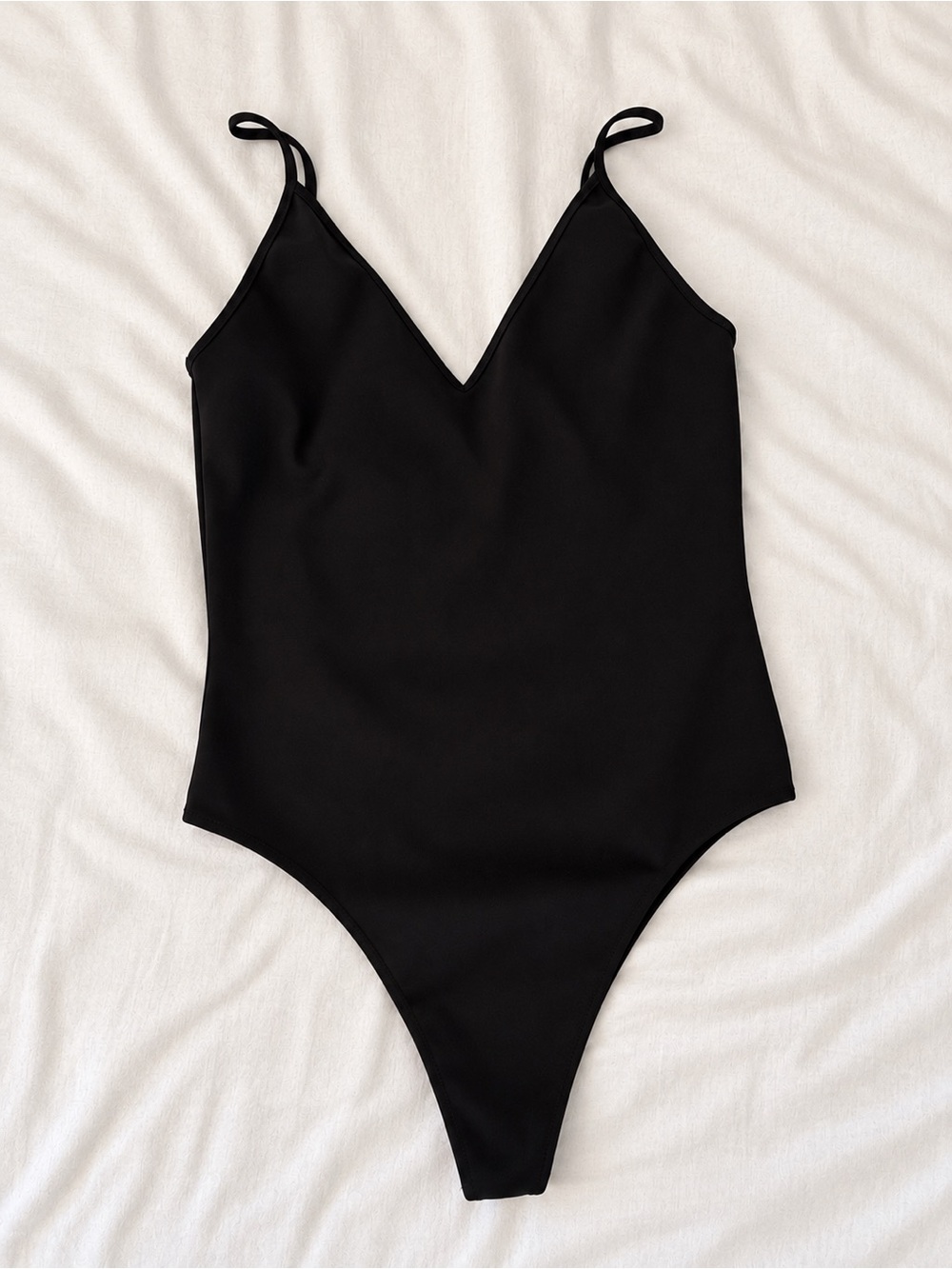 Wilfred Black Kids One-Piece Swimsuit with V-Neck